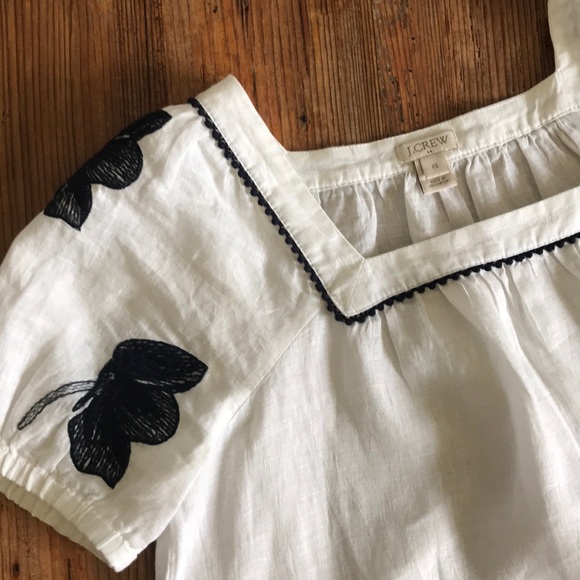 J Crew embroidered shirt - Picture 2 of 7